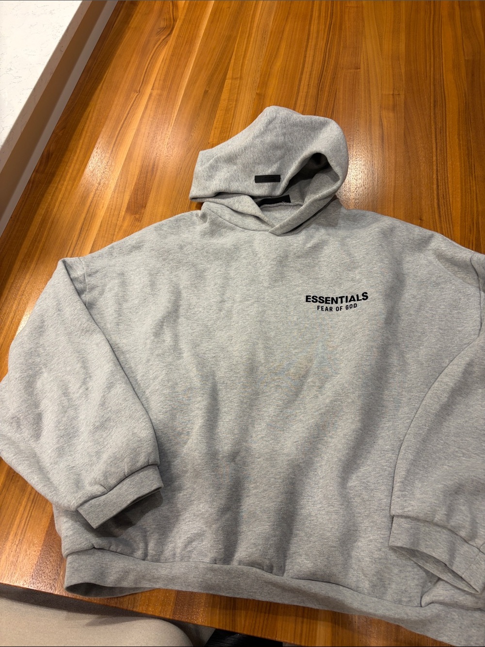 Fear of God Essentials Hoodie in Light Gray
